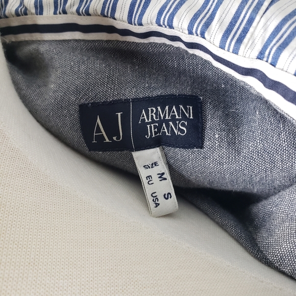 Armani Button Up Long Sleeve Hoodie - Picture 8 of 10
